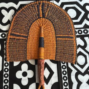 Straw Fan - Orange