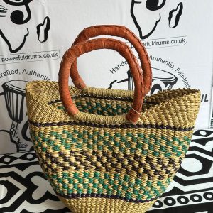 Ushopper Basket - Green, Black