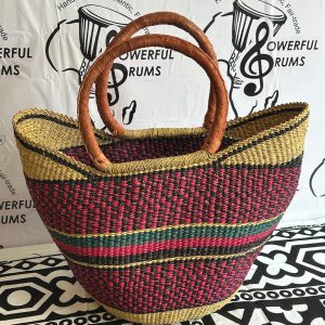 Ushopper Basket - Black, Rose Red, Dark Green