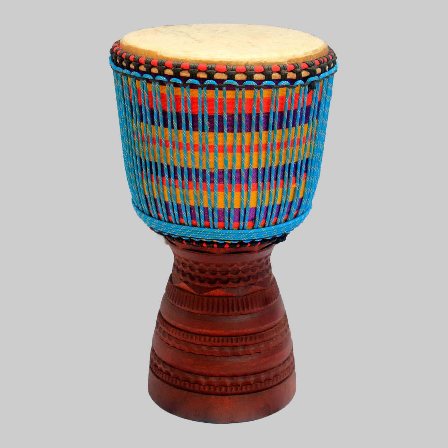 African-Djembe-Drums-Sales Djembes-1080x1080 Djembe master Burkina Faso wood blue rope